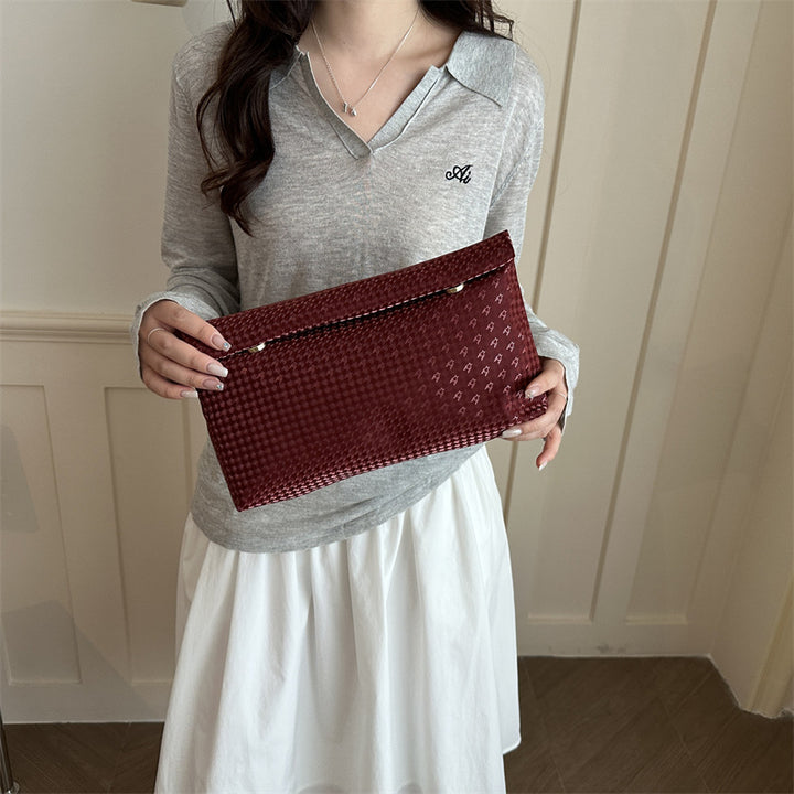 Elegant Textured Clutch Purse
