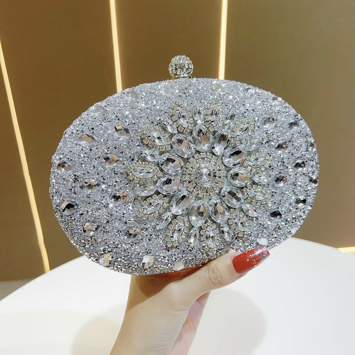 Ornate Crystal Evening Clutch