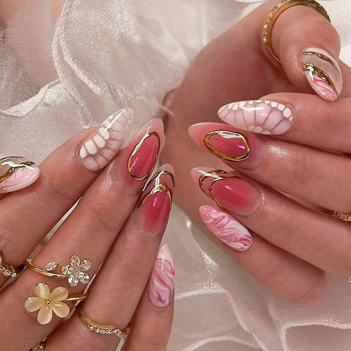 Stylish Abstract Nail Art