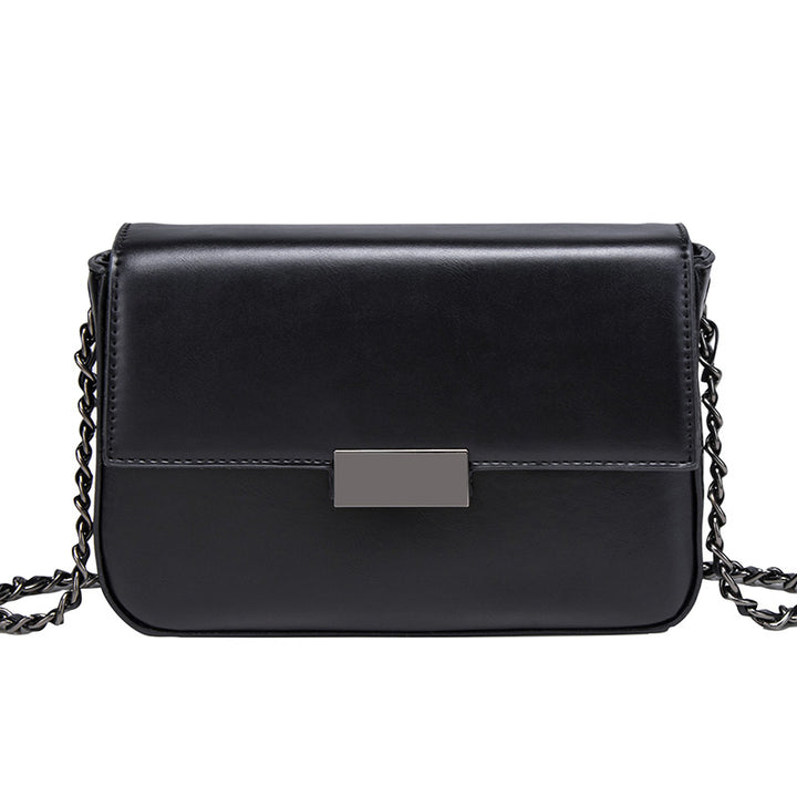 Chic Chain-Accented Crossbody Bag