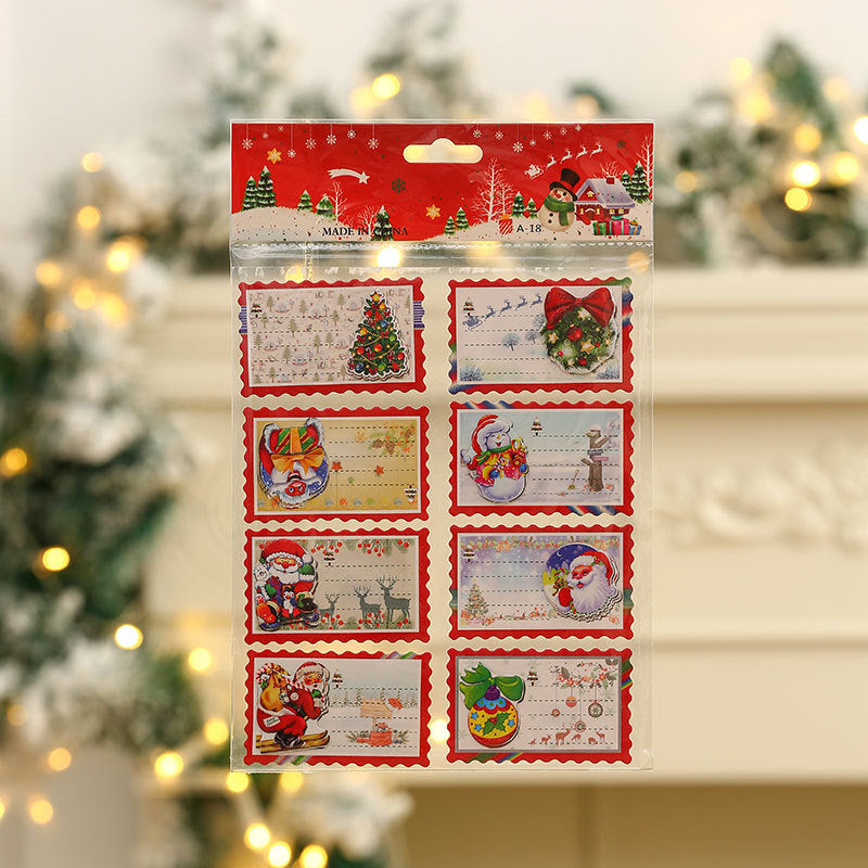 Holiday Greeting Card Stickers Kalsten