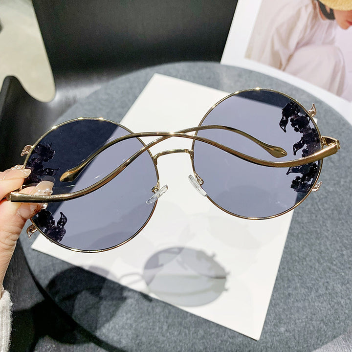 Ladies Glamorous Sunglasses with Sparkling Rhinestone Details Kalsten
