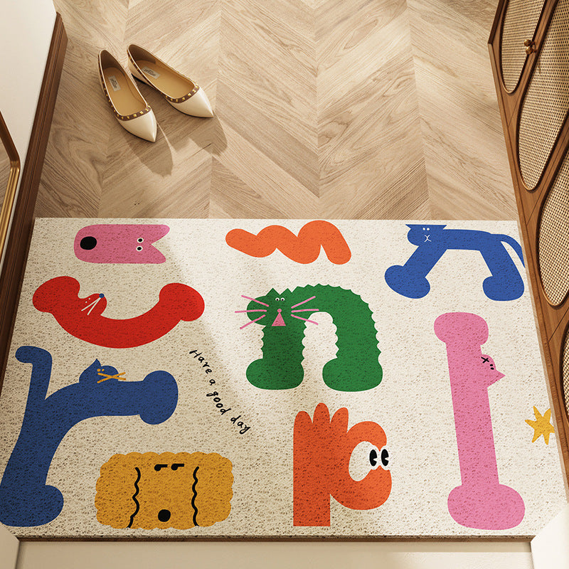 Decorative Heart Pattern Area Mat