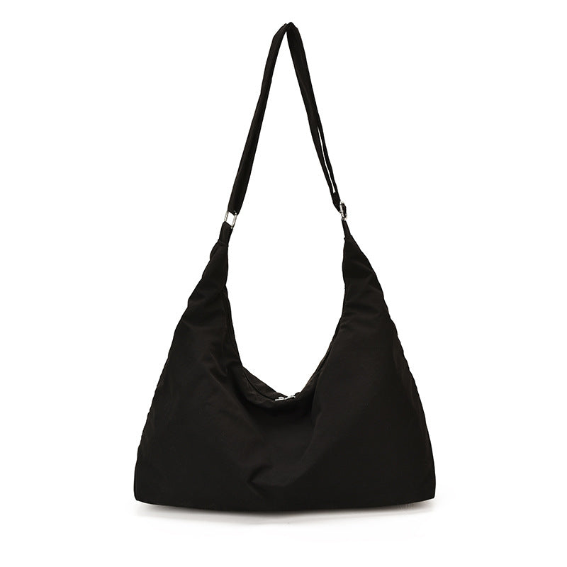Soft Fabric Slouchy Shoulder Bag