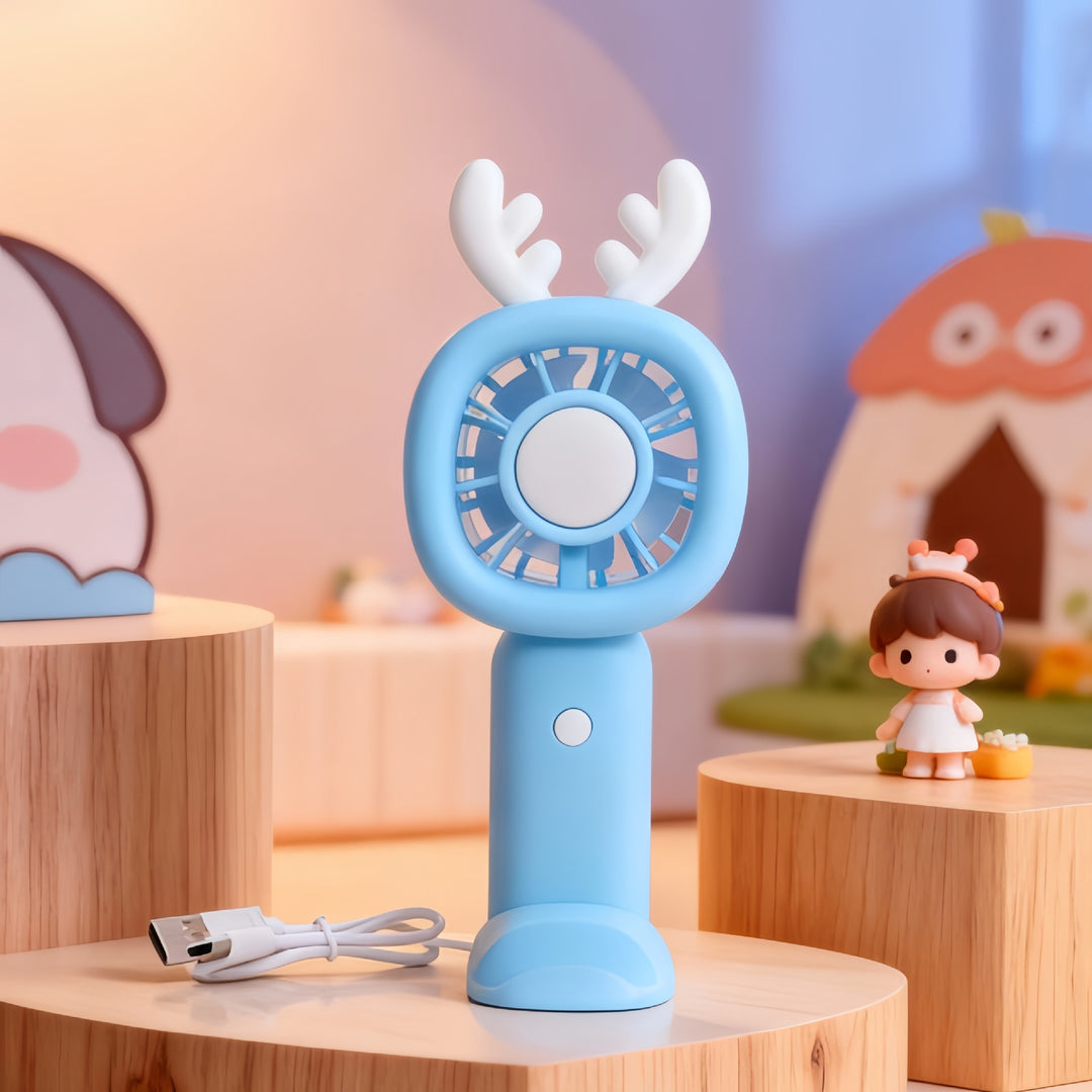Ladies' portable mini fan in playful bunny design Kalsten