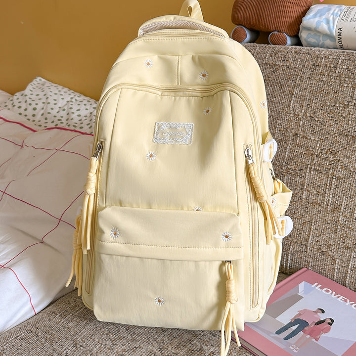 Decorative Floral Embellished Backpack Kalsten