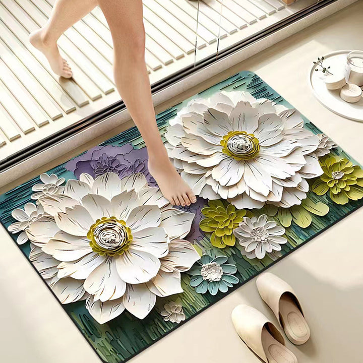 Floral Pattern Mat