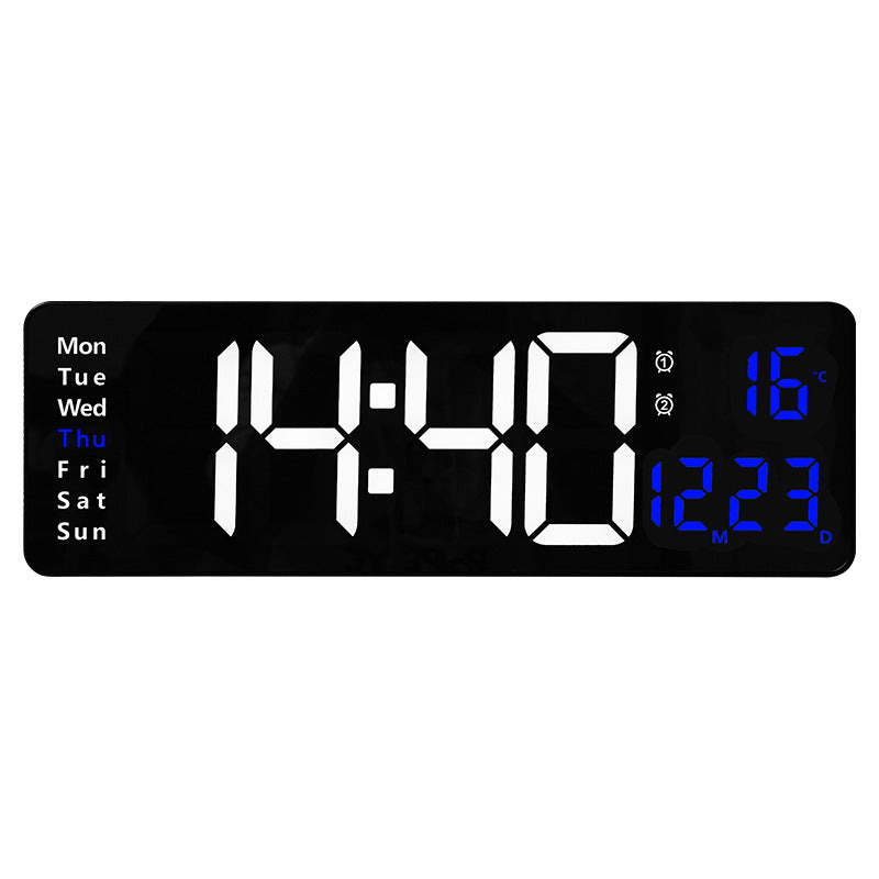 Digital wall clock with multifunctional LED display Kalsten