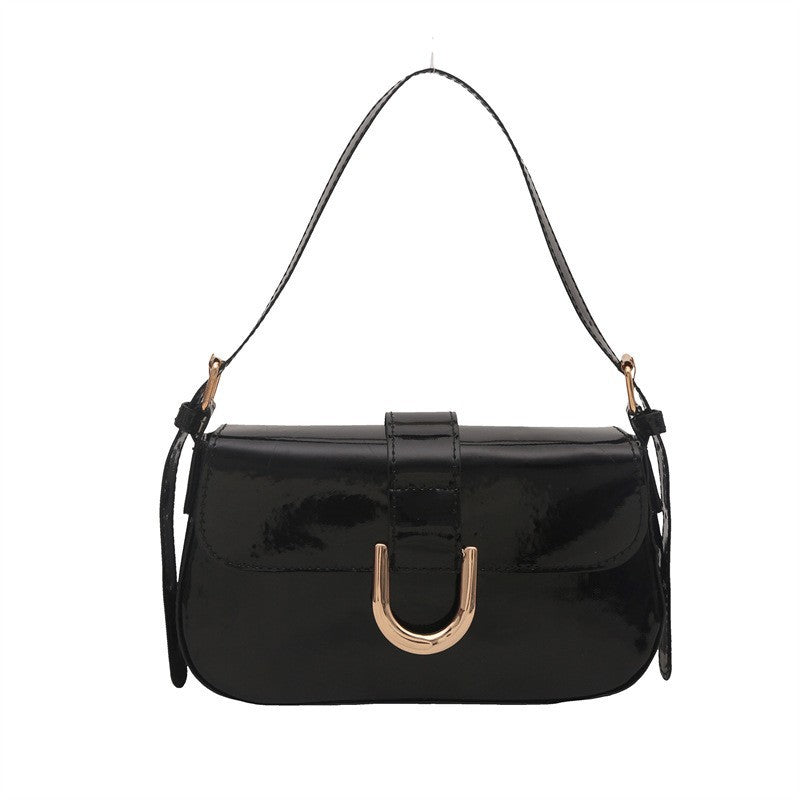 Elegant Patent Leather Crossbody Handbag