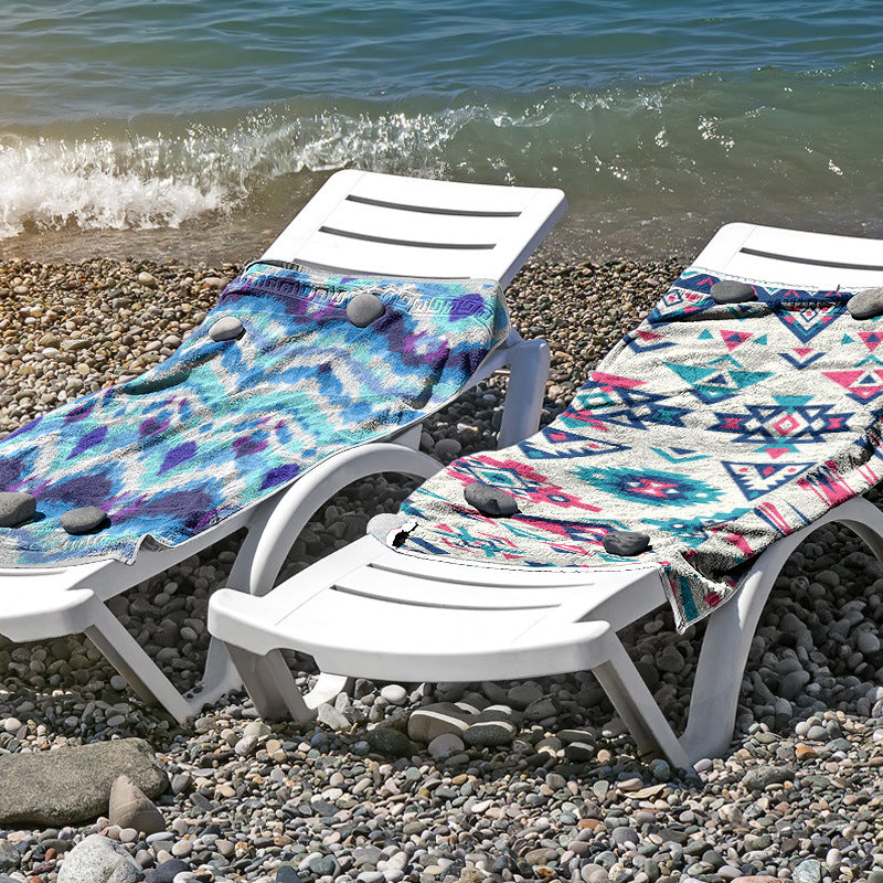 Beach towel made of skin-friendly microfiber with a creative pattern mix Kalsten