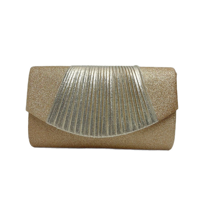 Glamorous Pleated Evening Clutch