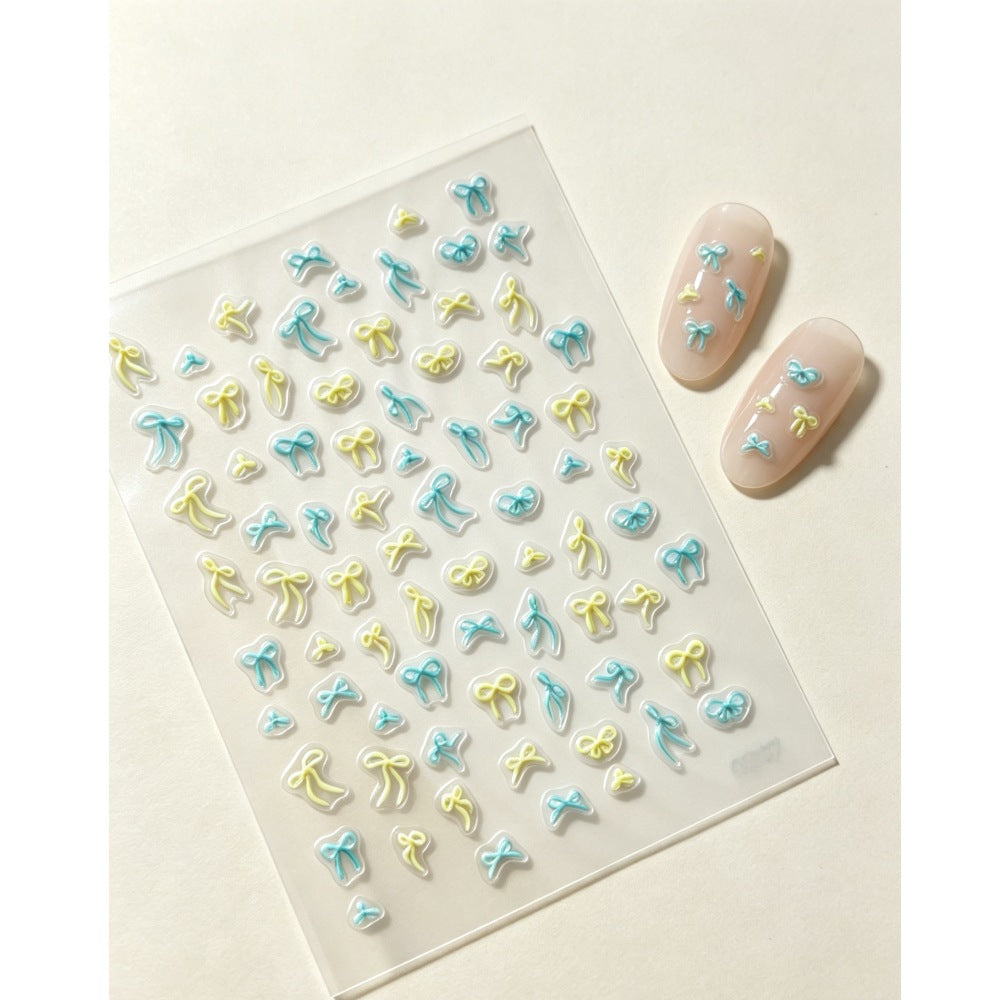 Decorative Bow Nail Art Stickers