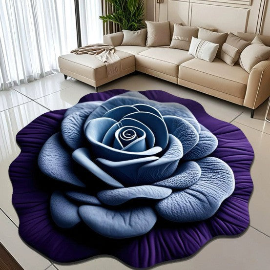 Floral-Themed 3D Area Rug Kalsten