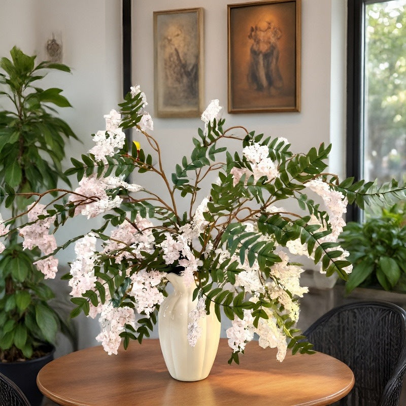Elegant Botanical Faux Flower Stem