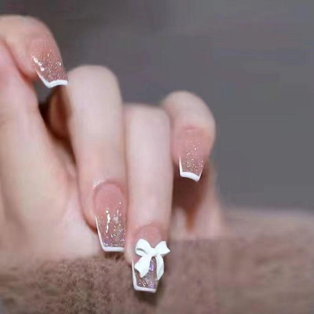 Elegant Floral Nail Art Extensions Kalsten