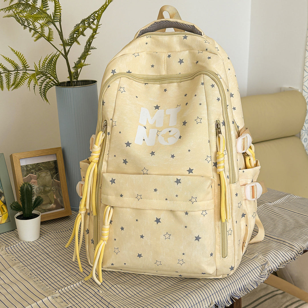 Stylish Star-Embellished Casual Backpack Kalsten 1791206135