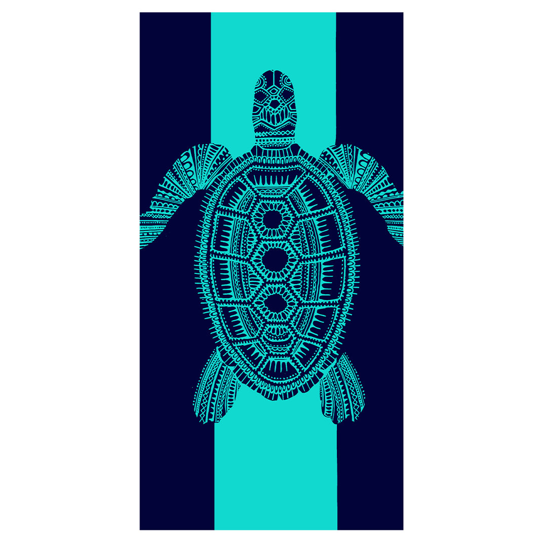 Oversized Microfiber Beach Towel With Retro Daisy Pattern And Quick-Dry Lightweight Weave