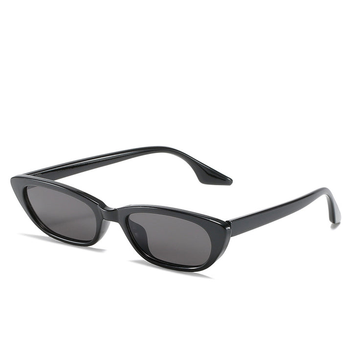 Women's modern sunglasses in trendy cat-eye style with transparent frame Kalsten