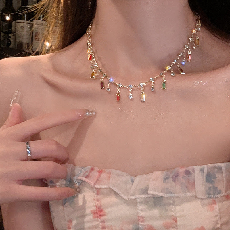 Colorful Charm Statement Necklace Kalsten