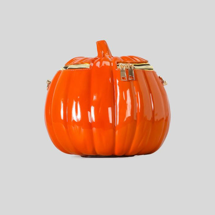 Novelty Pumpkin-Shaped Handbag