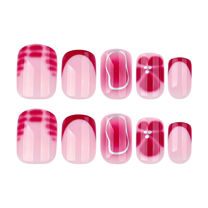 Artful nail art with gradient and glitter Kalsten