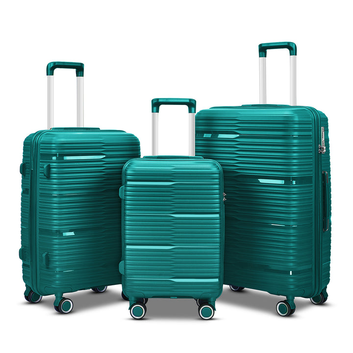 Women's Stylish Textured Hard Shell Luggage Set Kalsten