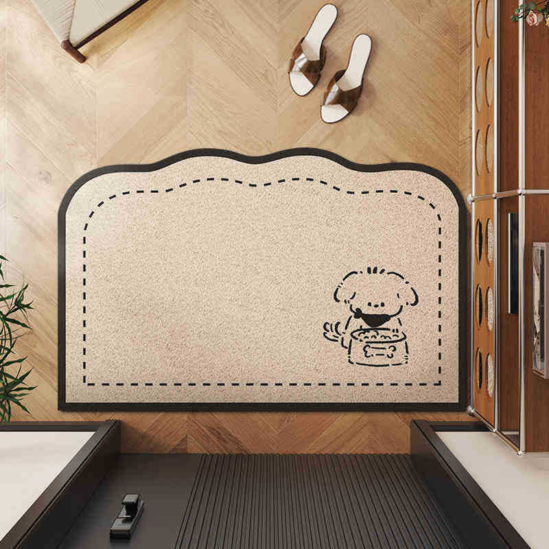 Adorable Detective-Themed Entrance Mat