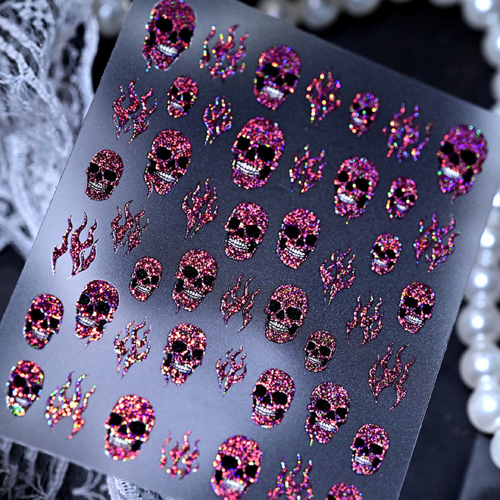 Sparkling Crown Nail Art Stickers