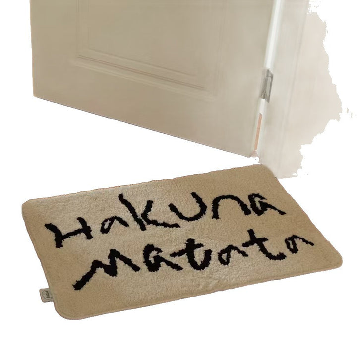 Cozy Phrase Bath Mat Kalsten