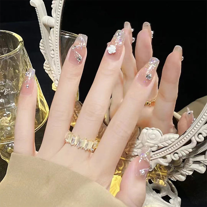 Artificial nails with heart design Kalsten