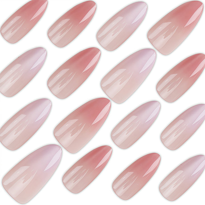 Glossy Stiletto Press-On Nails with Ombre Finish Kalsten