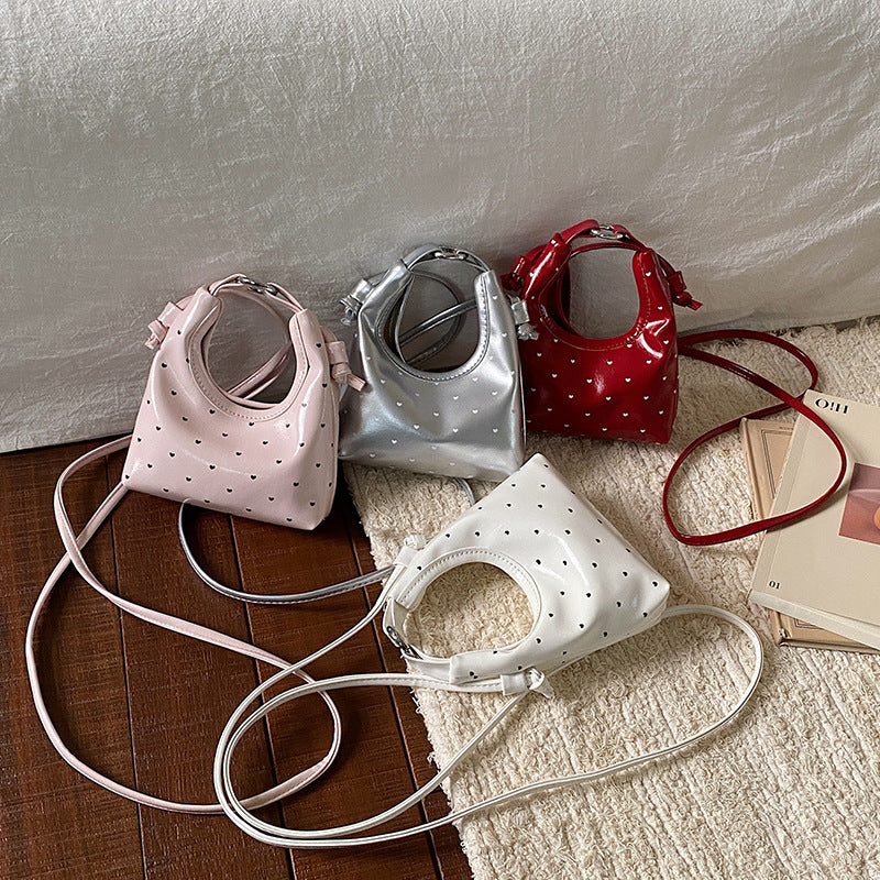 WoCute Heart-Patterned Mini Shoulder Bag Kalsten