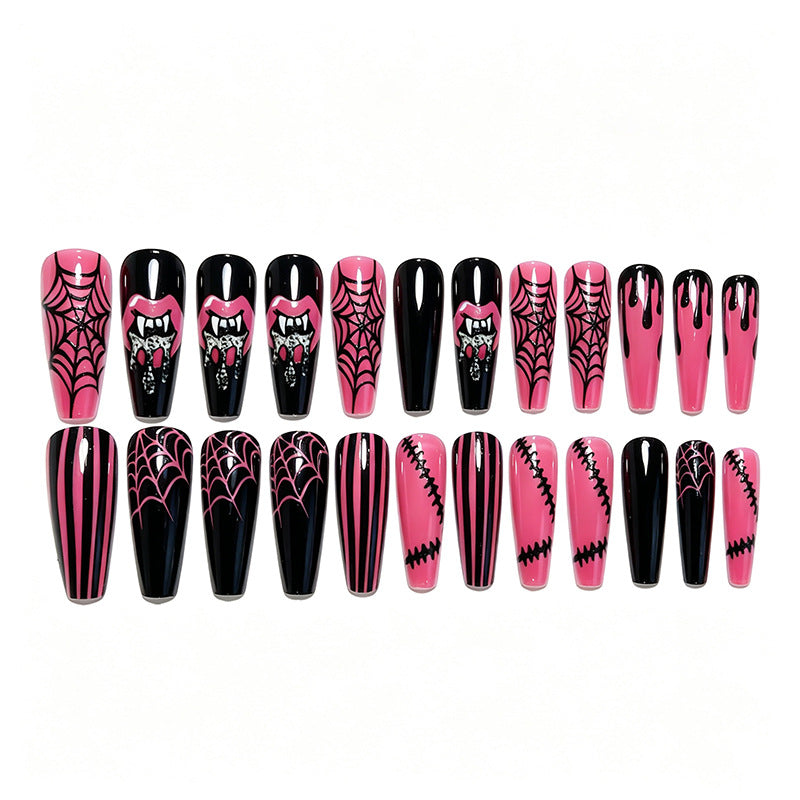 Creative nail art set with Halloween motifs and sparkling applications Kalsten