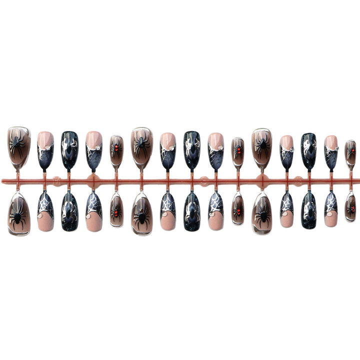 Premium Halloween-Themed Press-On Nail Art
