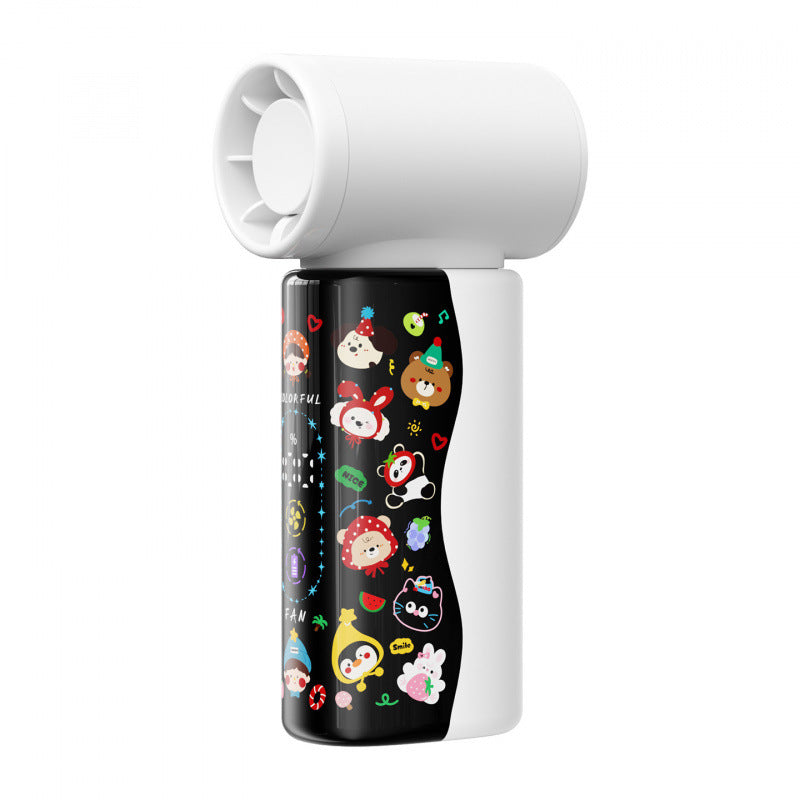 Women's Portable Mini Cooling Fan with Playful Design Kalsten