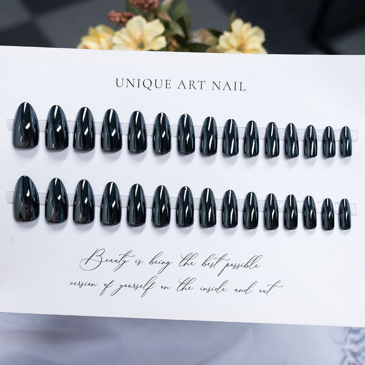 Glossy Stiletto Nail Extensions