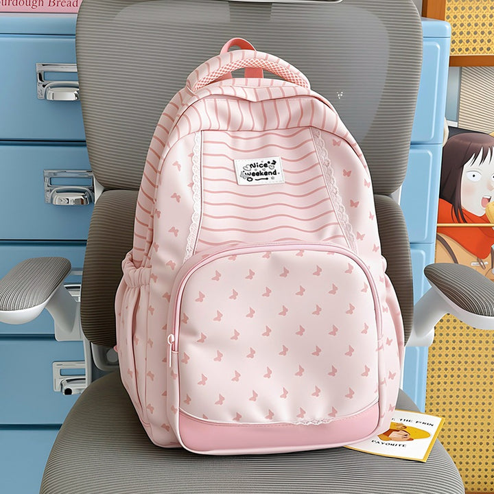 Playful Butterfly-Themed School Backpack Kalsten