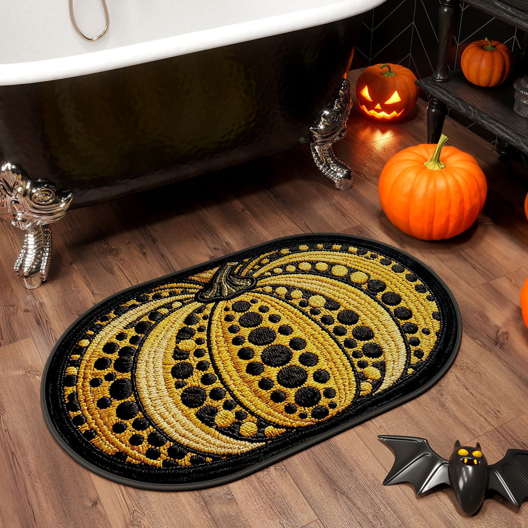 Decorative Pumpkin Bath Mat