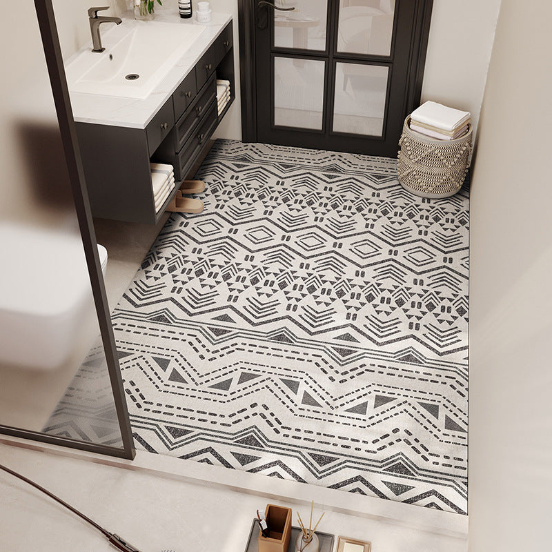 Tribal Pattern Bathroom Mat Kalsten