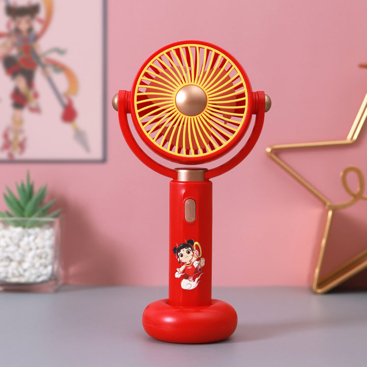Women's Portable Hand Fan in Original Comic Design Kalsten