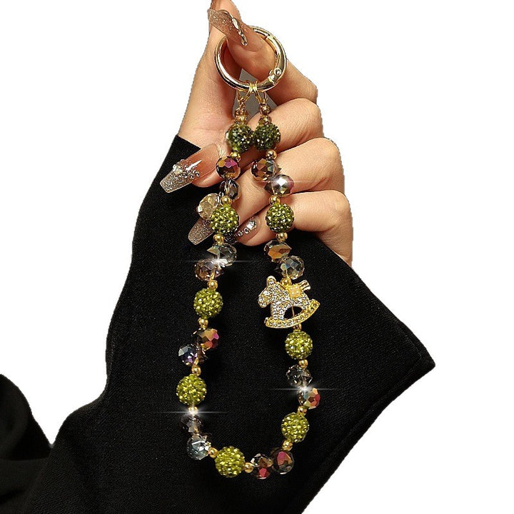 Decorative Crystal Charm Keychain Kalsten