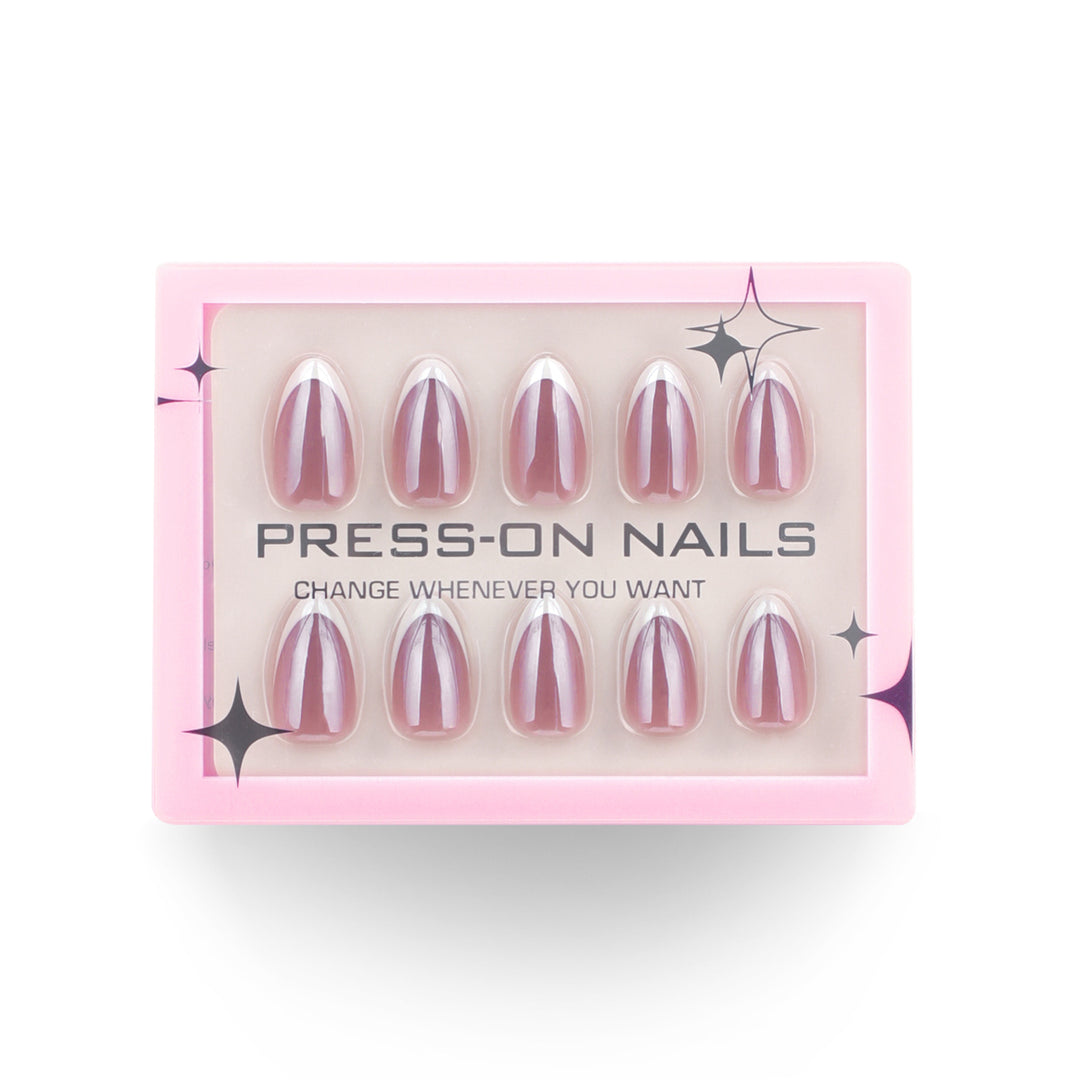 Artificial nail extensions in an elegant design Kalsten