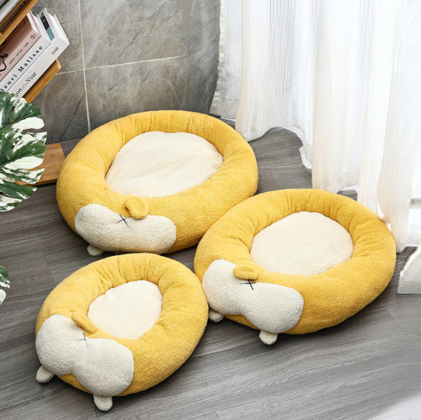 Cozy Plush Dog Bed