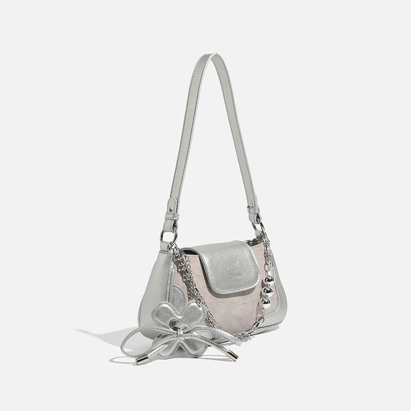 Chic Crocodile Pattern Handbag