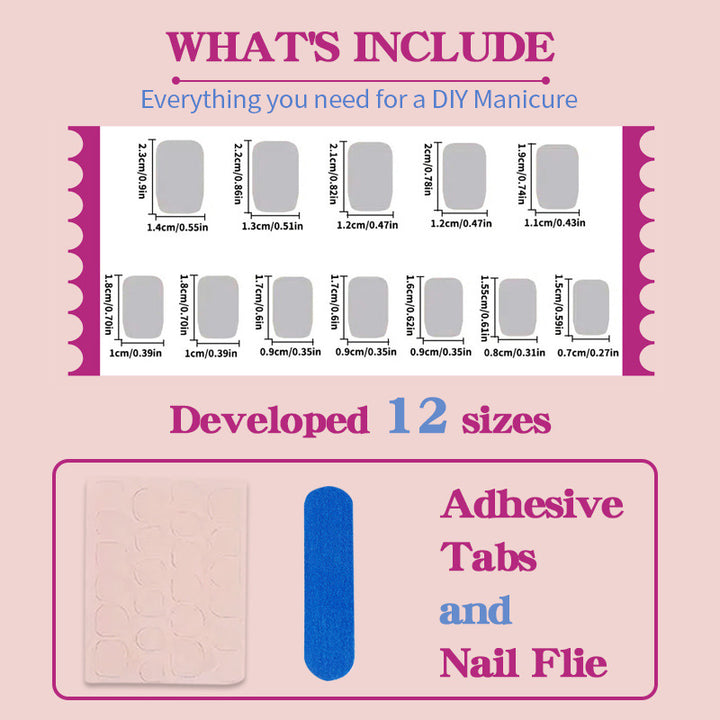 Nail art set with luxurious mirror finish and innovative designs Kalsten