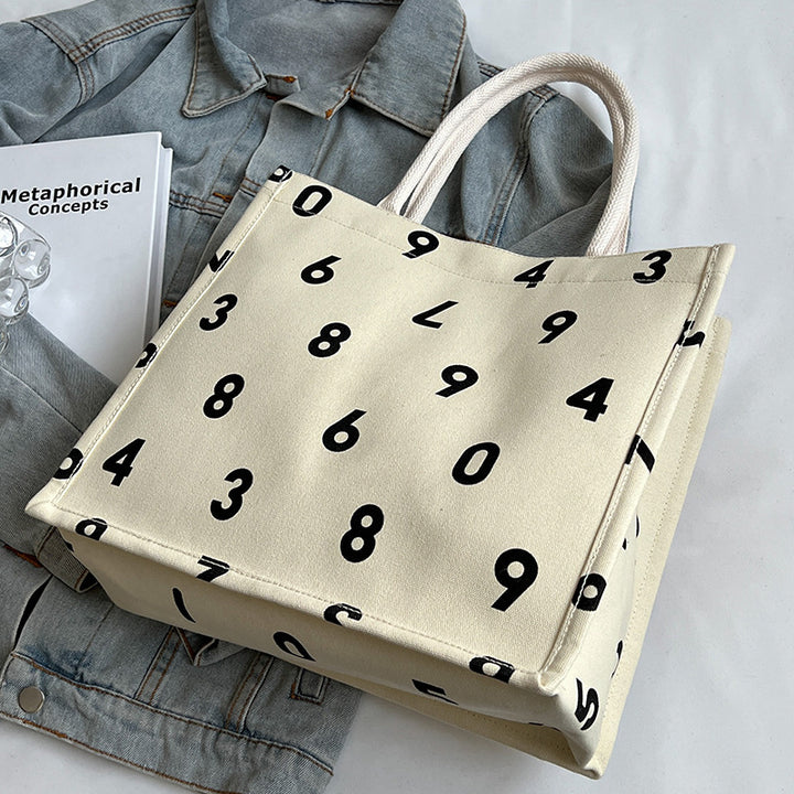 Casual Canvas Shopper Bag