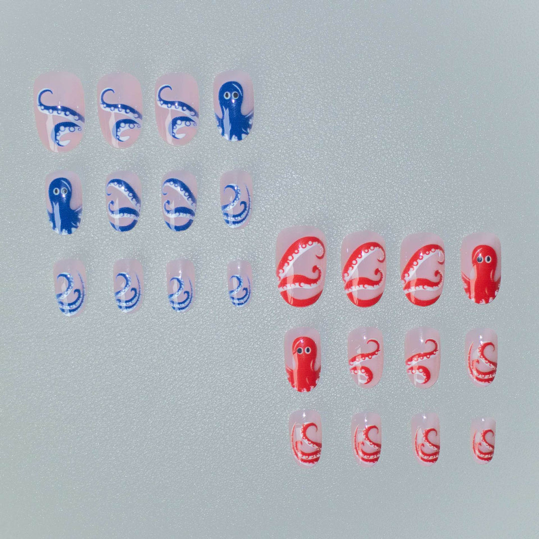 Creative Octopus Nail Art
