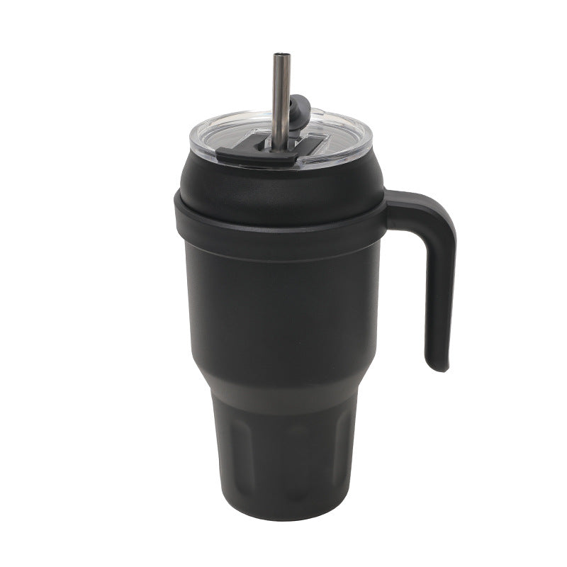 Women's Insulated To-Go Cup with Ergonomic Handle and Flexible Straw Kalsten