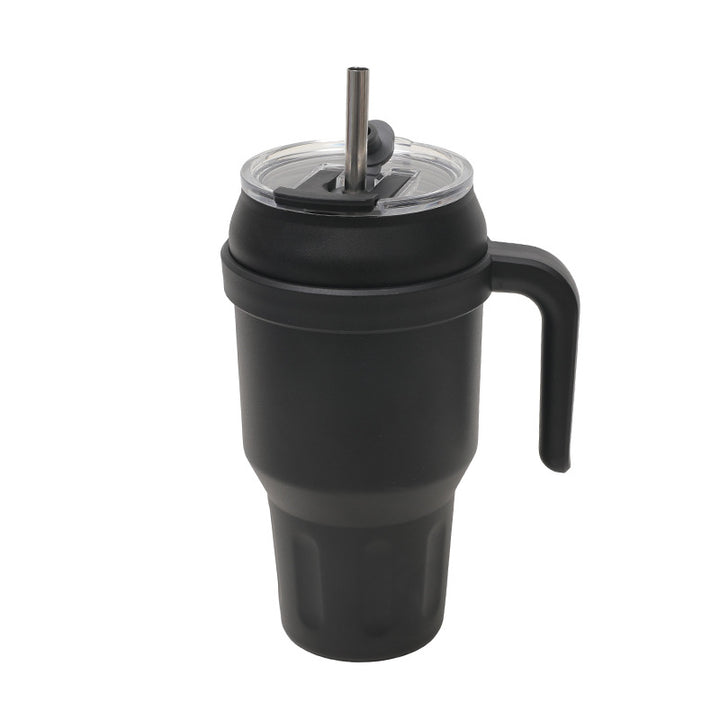 Women's Insulated To-Go Cup with Ergonomic Handle and Flexible Straw Kalsten