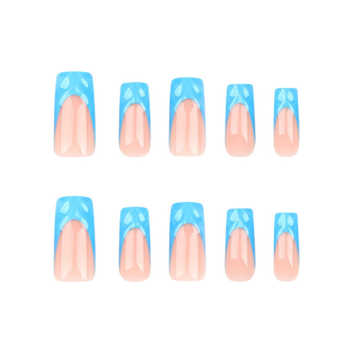 Artistic gel nails with modern design Kalsten
